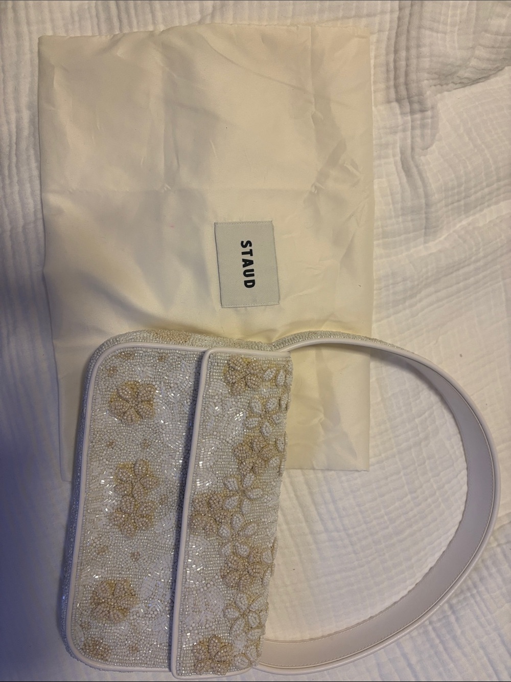 Staud Tommy Beaded Bag in Garden Party - Picture 6 of 6